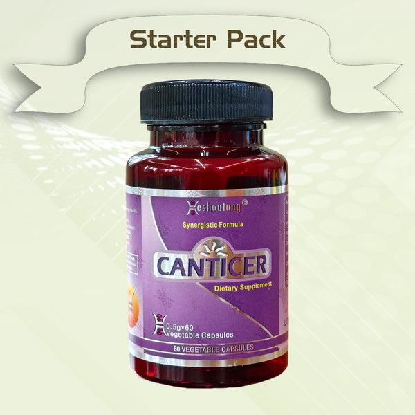 CANTICER|Proven Herbal Malignant Cell Support|12+ Years of Trust|60 Veg Capsules Starter Pack