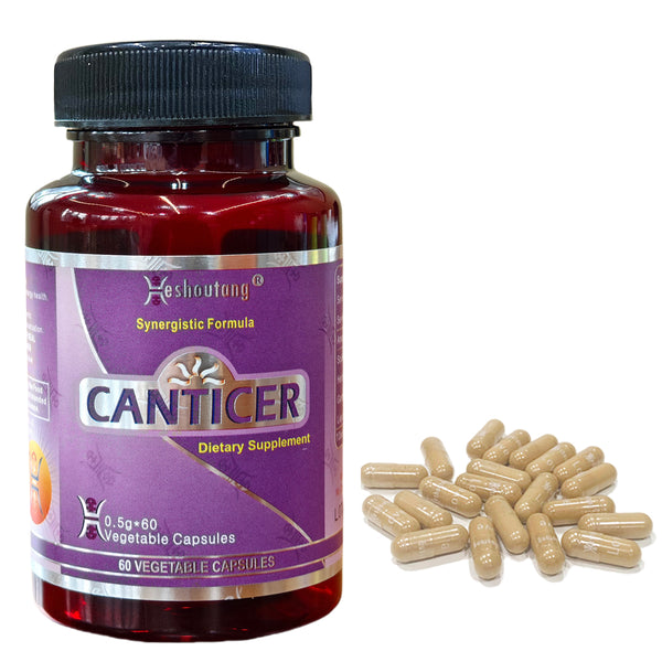 CANTICER|Proven Herbal Malignant Cell Support|12+ Years of Trust|60 Veg Capsules Starter Pack