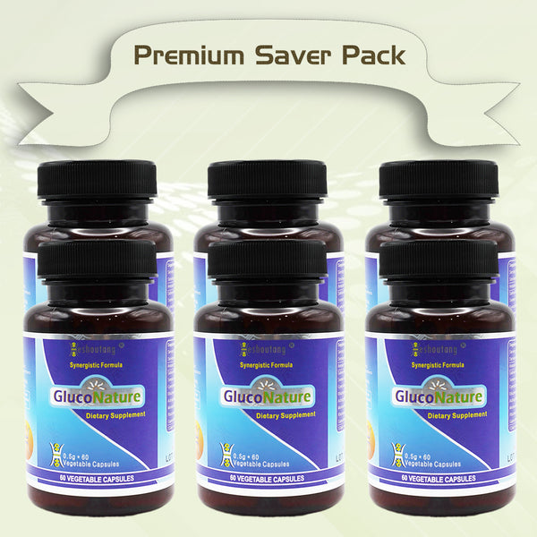 GlucoNature|Proven Blood Sugar Optimizer|12+ Years of Trust|360 Veg Capsules Premium Saver Pack