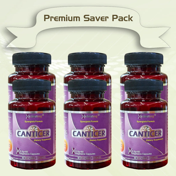 CANTICER|Proven Herbal Malignant Cell Support|12+ Years of Trust|360 Veg Capsules Premium Saver Pack