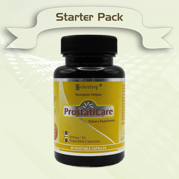 ProstatiCare|Herbal Prostate Cleanser|12+ Years of Trust|60 Veg Capsules Starter Pack