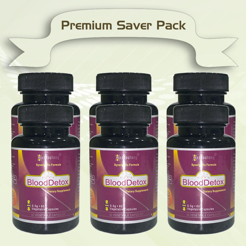 BloodDetox – Herbal Blood Cleanser for Total Wellness|360 Veg Capsules Premium Saver Pack