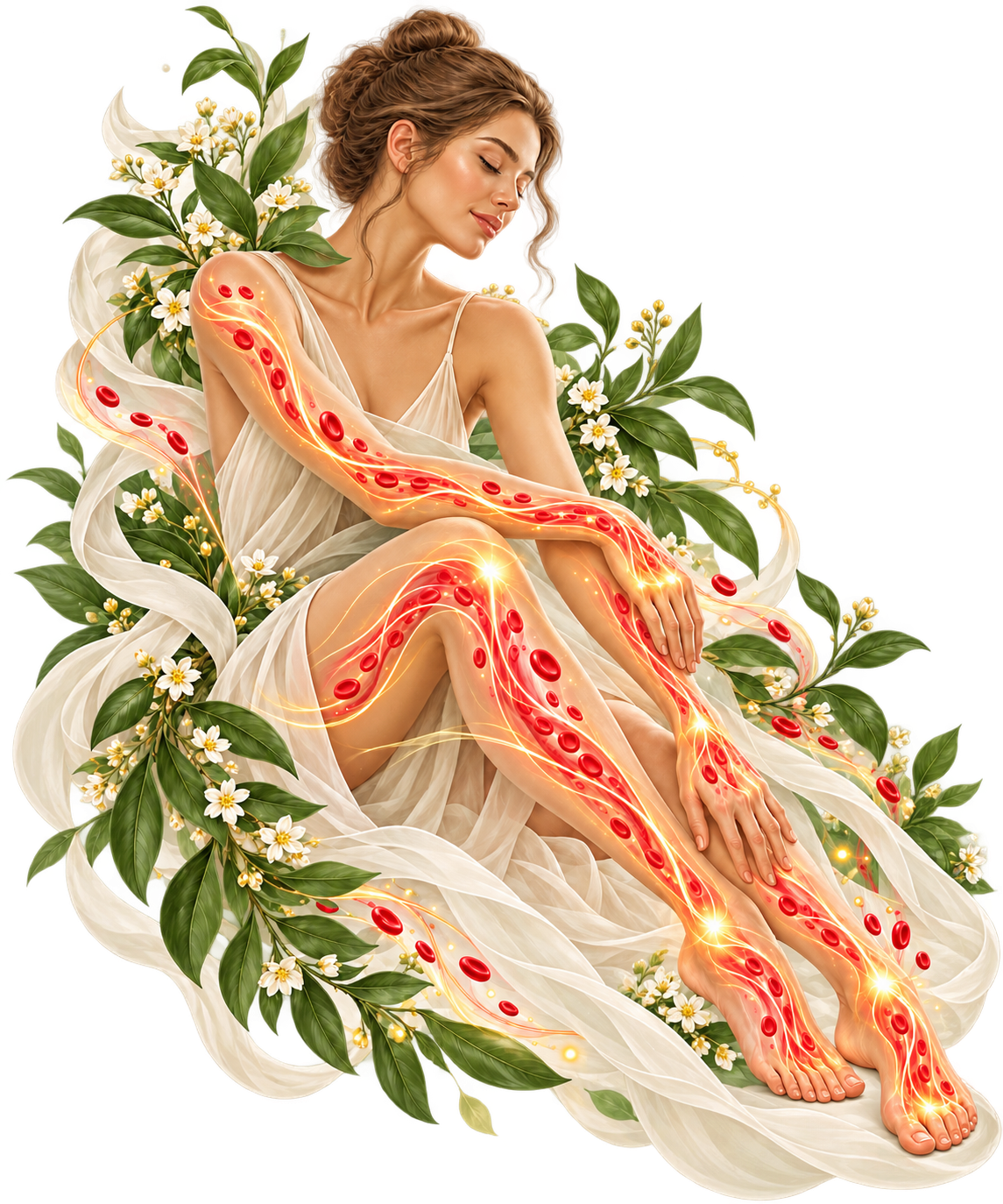 Natural health condition illustration