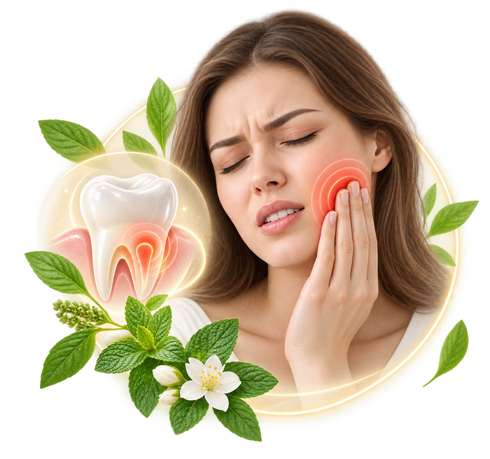 Tooth pain illustration