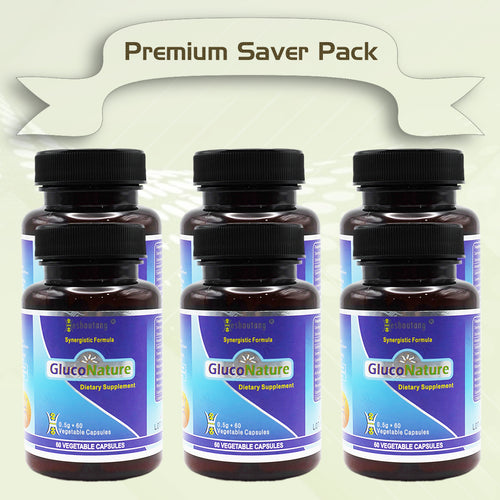 GlucoNature|Proven Blood Sugar Optimizer|12+ Years of Trust|360 Veg Capsules Premium Saver Pack