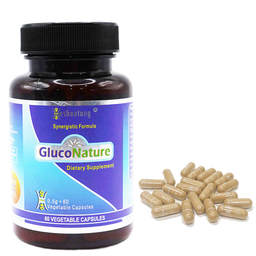 GlucoNature|Proven Blood Sugar Optimizer|12+ Years of Trust|180 Veg Capsules Value Trio Pack