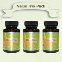 HappyForte|Proven Herbal Solution for Energy, Mood, and Digestion|Herbal Energy Flow Optimizer|180 Vagetable Capsules Triple Value Pack