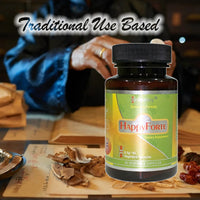 HappyForte|Proven Herbal Solution for Energy, Mood, and Digestion|Herbal Energy Flow Optimizer|360 Vagetable Capsules Premium Saver Pack