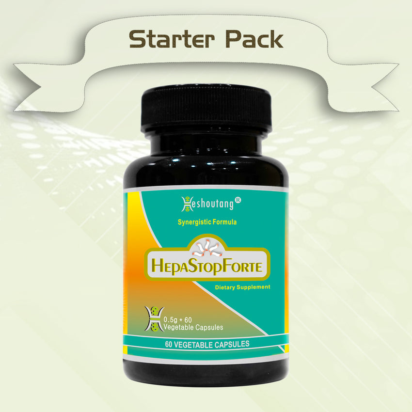 HepaStopForte – Market-Proven Herbal Liver System Cleanser|12+ Years Trust|60 Vagetable Capsules Starter Pack