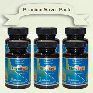 RheuBeatPlus – Market-Proven Herbal Blood Flow Optimizer|Support Circulation, Relieve Pain, and Boost Cardiovascular Health Naturally|360 Vagetable Capsules Premium Saver Pack