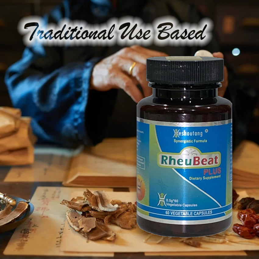 RheuBeatPlus – Market-Proven Herbal Blood Flow Optimizer|Support Circulation, Relieve Pain, and Boost Cardiovascular Health Naturally|360 Vagetable Capsules Premium Saver Pack