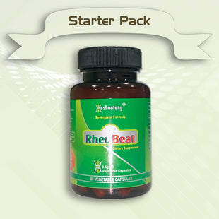 RheuBeat|Market Proven Herbal Joints Strengthener for People Who Have Arthritis &amp; Weak Joints | 60 Veg Capsules | Starter Pack