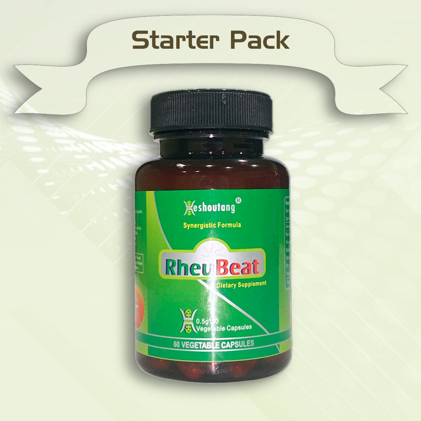 RheuBeat|Market Proven Herbal Joints Strengthener for People Who Have Arthritis &amp; Weak Joints | 60 Veg Capsules | Starter Pack