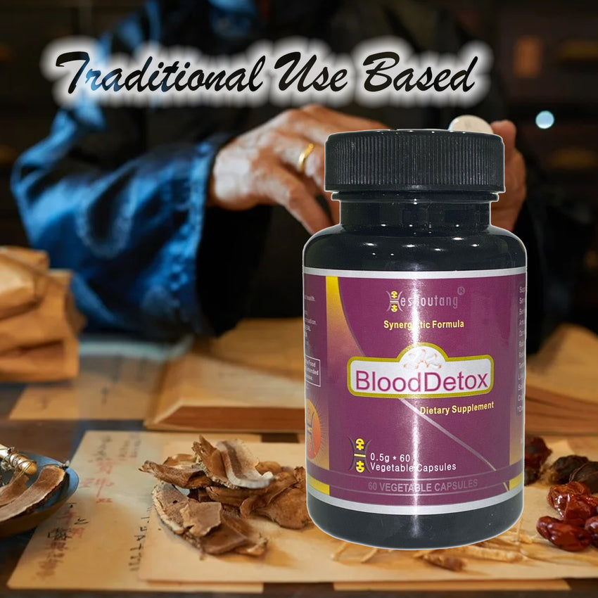BloodDetox – Herbal Blood Cleanser for Total Wellness|180 Veg Capsules Triple Value Pack