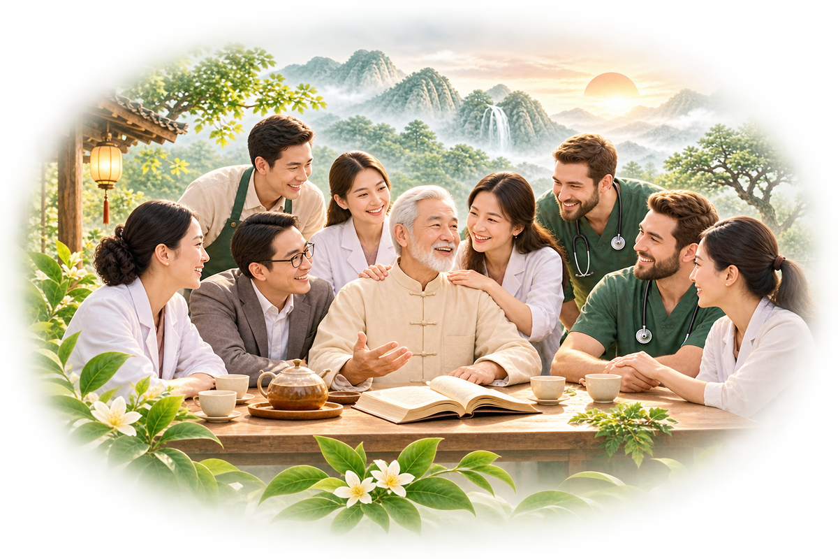 Heshoutang team members supporting each other as family