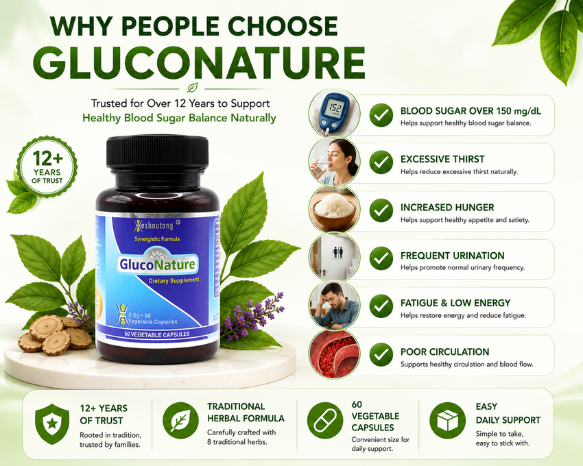 GlucoNature® Blood Sugar Balance Support