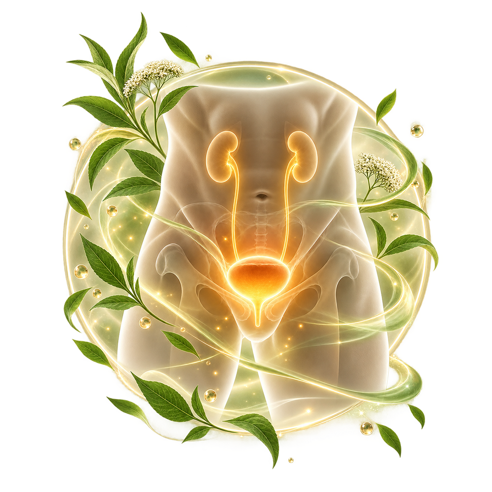 Damp-Heat urinary pattern illustration