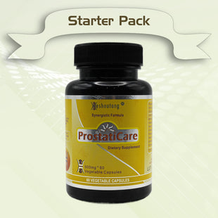 ProstatiCare|Herbal Prostate Cleanser|12+ Years of Trust|60 Veg Capsules Starter Pack